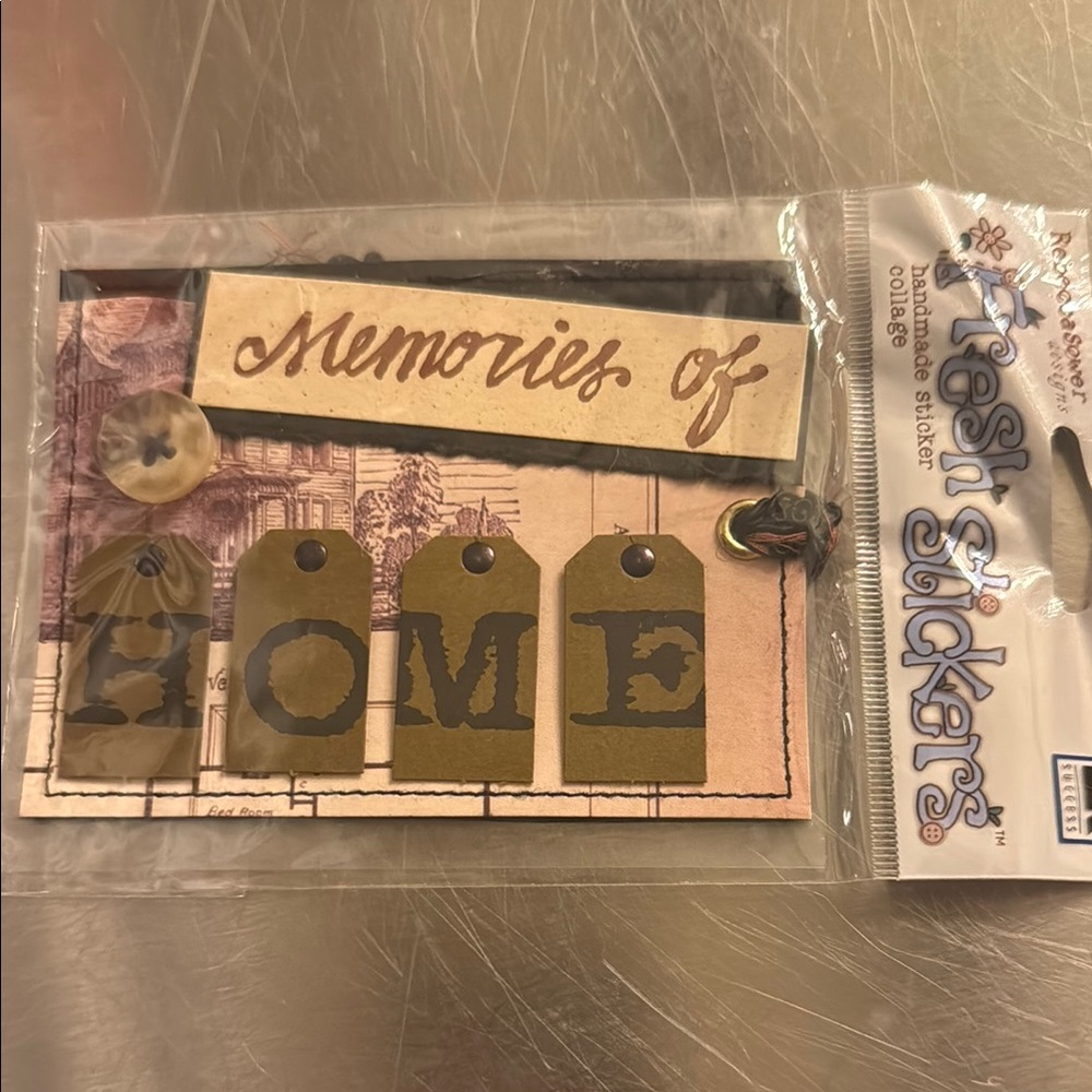 Fresh Stickers- Memories of Home Scrapbook Stickers